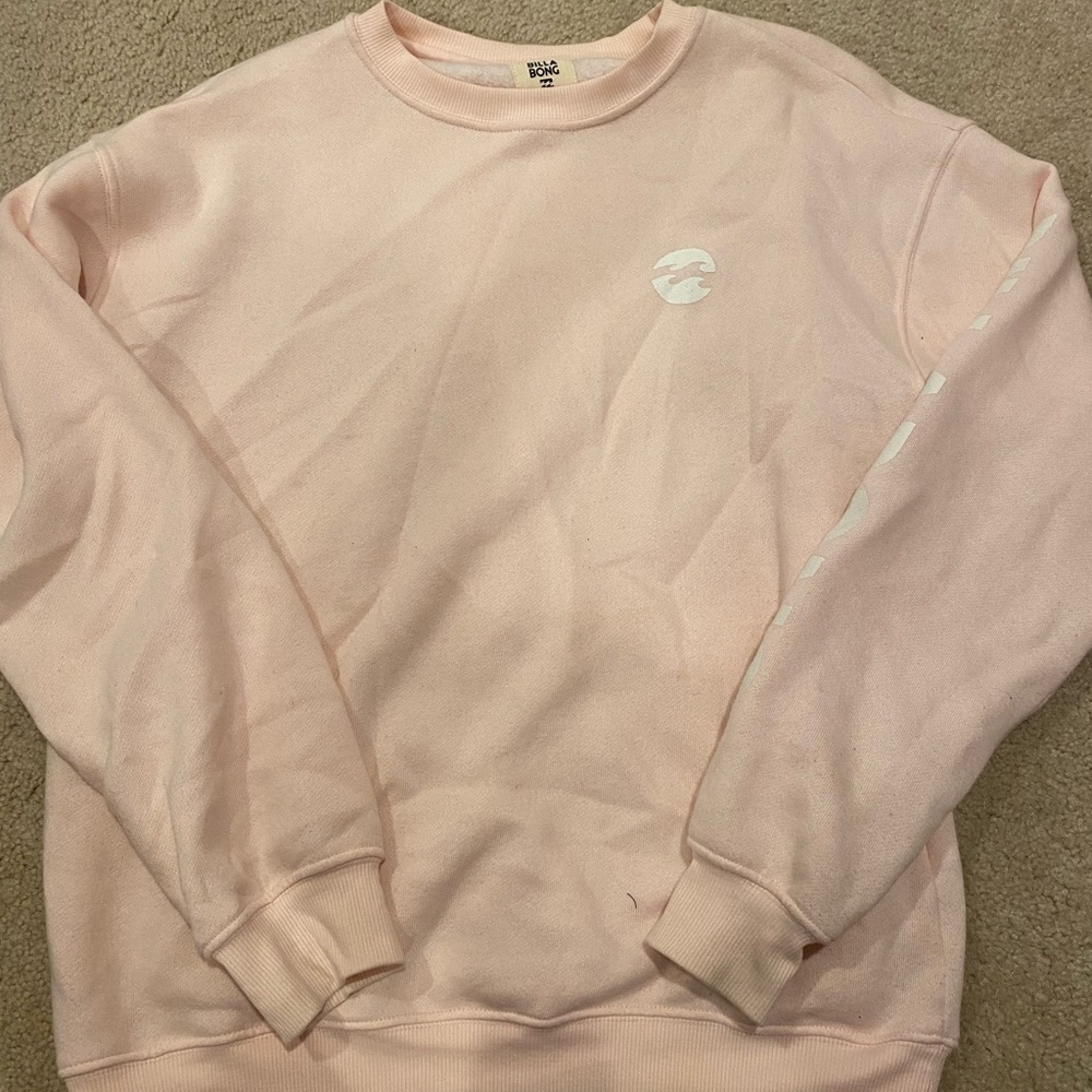 Billabong pink sweatshirt